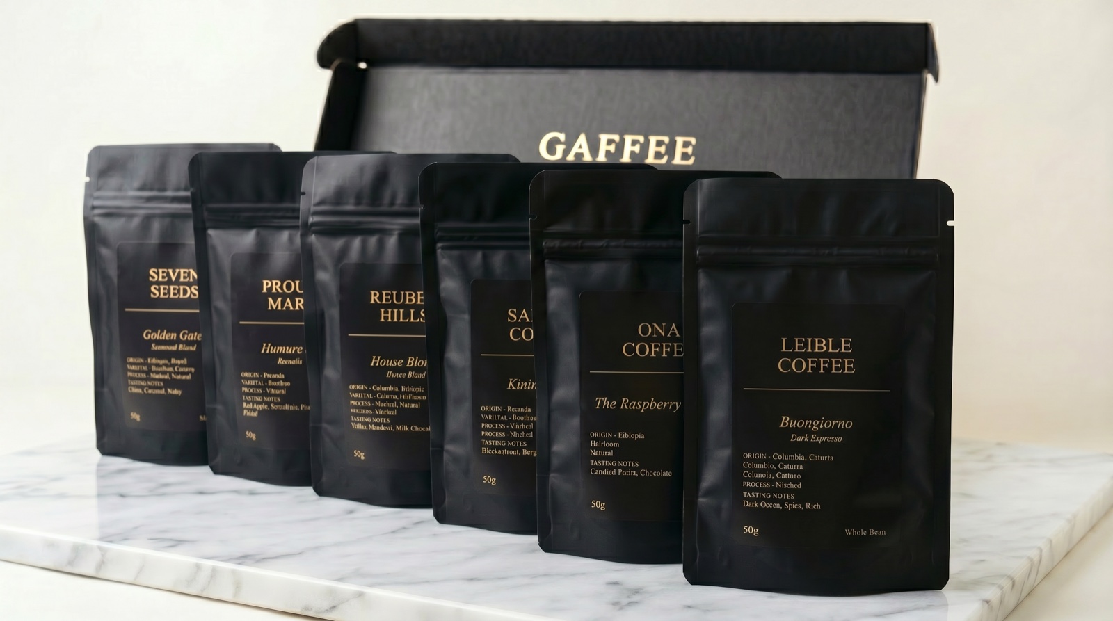 GAFFEE packs lineup